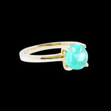 2.36CT NATURAL COLOMBIAN EMERALD 14K Y/G RING