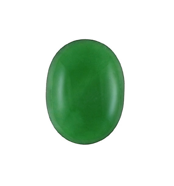 2.96 carats Oval  Natural Jadeite Jade 11.35 x 8.44 x 3.55 mm GIA #6224271158
