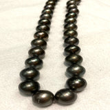 Black Tahitian pearl 31pcs 13-14mm 18 inches