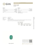 GIA Certified Emerald F3 Cushion