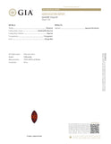 GIA Certified 7.40 ct Spessartine Garnet Marquise