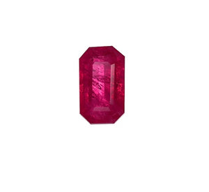 GIA Certified 2.03 carats Octagonal Shape Ruby