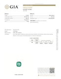GIA Certified Emerald F3 Cushion