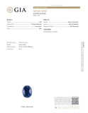GIA Certified 16.46 carats No Heat Natural Blue Sapphire Oval
