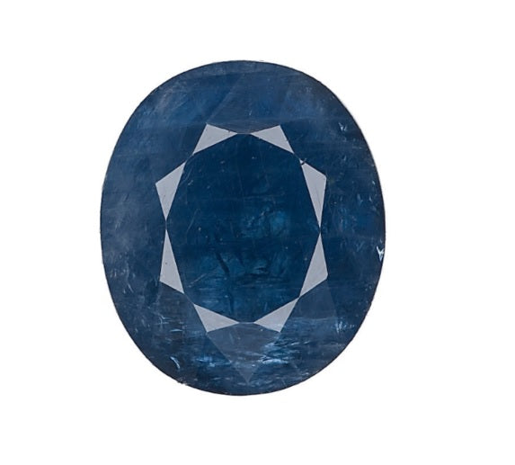 GIA Certified  Oval Shape No Heat Natural Blue Sapphire