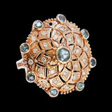 1CT NATURAL ALEXANDRITE 14K ROSE GOLD RING