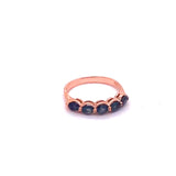 0.63CT NATURAL ALEXANDRITE 14K ROSE GOLD RING