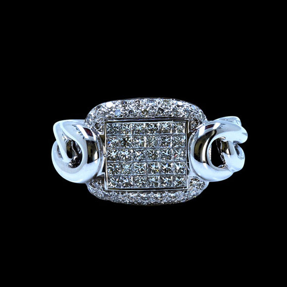 1.26CT NATURAL DIAMOND 14K WHITE GOLD RING