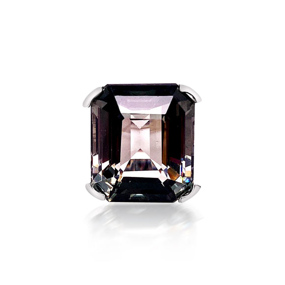 24.90CT NATURAL BIO TOURMALINE 14K W/G RING 