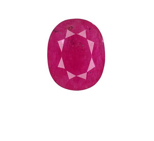 9.67 carats Oval Shape Ruby 15.37 x 12.35 x 4.73 mm GIA # 1226412545