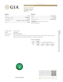 GIA Certified 4.22 ct Emerald F3 Round 9.96 x 9.80 x 6.90 mm GIA #1226646081