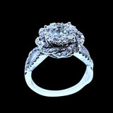 0.91CT NATURAL DIAMOND 14K WHITE GOLD RING