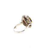 3.11ct Alexandrite 18K White Gold Ring