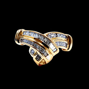 1.50ct About Diamond 14K yellow Gold Ring