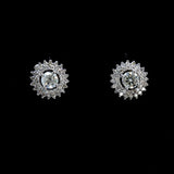 2.58ct Diamond 18K White Gold Earring