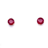 3ct About Spessartite14K White Gold Earring