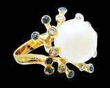 9mm Pearl 14K Yellow Gold Ring