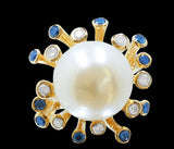 9mm Pearl 14K Yellow Gold Ring