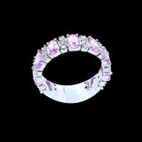 1.48ct Pink Sapphire 14K White Gold Ring