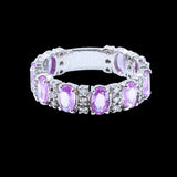 1.48ct Pink Sapphire 14K White Gold Ring