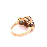 5.49ct NATURAL SAPPHIRE 18K Rose Gold Ring