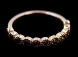 0.58ct Natural Red Diamond 18K Rose Gold Ring