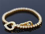 1.71ct Diamond 14K Yellow Gold Bracelet