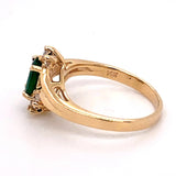 1.86ct Natural Emerald 14K Yellow Gold Ring