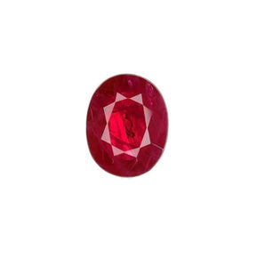 2.18 carats Oval Shape Natural Ruby 9.04 x 7.19 x 3.64 mm GIA #2221282126