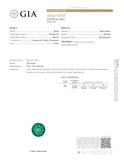 GIA Certified 3.07 ct Emerald F2 Round 9.39 x 9.20 x 6.04 mm GIA #2221646076