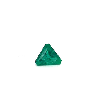 GIA Certified 4.40ct Natural Emerald Triangular Shape 11.42 x 10.37 x 7.38 mm GIA # 2225490949