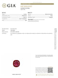 GIA Certified 3.30ct Natural Ruby Cushion 9.12x8.74x4.32mm GIA #5222578830