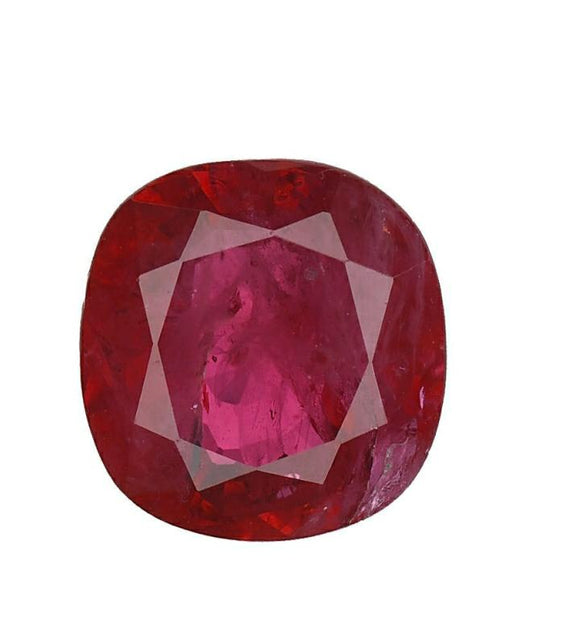 GIA Certified 3.30ct Natural Ruby Cushion 9.12x8.74x4.32mm GIA #5222578830