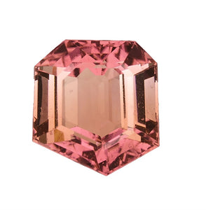 12.57ct polygonal Step Cut Shape Tourmaline 14.23 x 13.33 x 8.96 mm GIA #2205450026 #TR-578