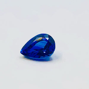 1.38ct Pear Shape Natural Blue Sapphire Dimension- 7.7x5.7x4 AGL# GB 1081270 #BS-514