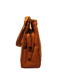 Vintage Mark Cross Tan Ostrich Shoulder Bag