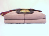 Tod's Rose Pink and Purple Leather Handbag