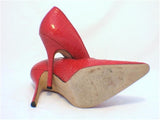 Manolo Blahnik Fire Engine Red Alligator Pumps