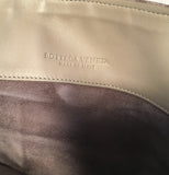 Bottega Veneta Brown Lizard Leather Clutch