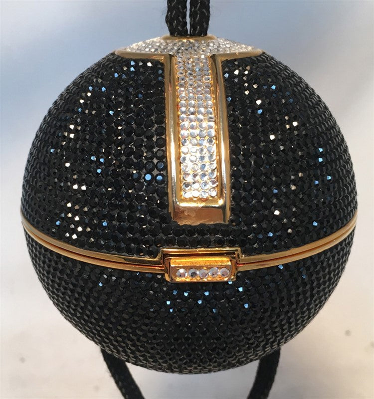 Judith Leiber Full Bead Rare Black & White Book Stack Minaudiere