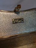 Judith Leiber Vintage Box Clear Swarovski Crystal Minaudiere Evening Bag Clutch