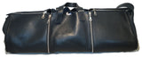 Designer Italian Navy Blue Leather 3 in 1 Handbag Tote