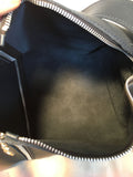 Designer Italian Navy Blue Leather 3 in 1 Handbag Tote
