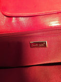 Judith Leiber Vintage Quilted Red Leather Shoulder Bag