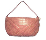 Nancy Gonzalez Pink Crocodile Handbag