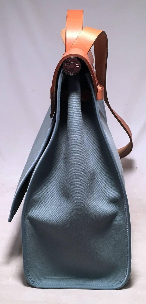 Hermes Blue Jean Swift Leather 30cm Lindy Bag