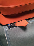 Hermes Blue Canvas Toile Herbag Tote