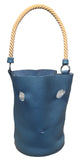 Hermes Mangeoire Blue Jean Taurillon Clemence Leather Rope Handle Bucket Bag