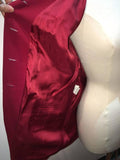 Moschino Couture Vintage Black and Red Women's Blazer Size 12
