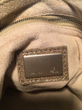 Fendi Gold Leather Straps Small Shoulder Bag